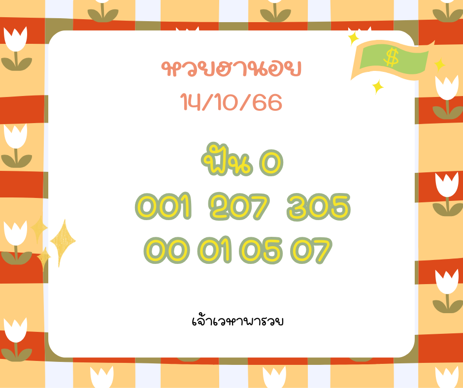 หวยฮานอย 14-10-66