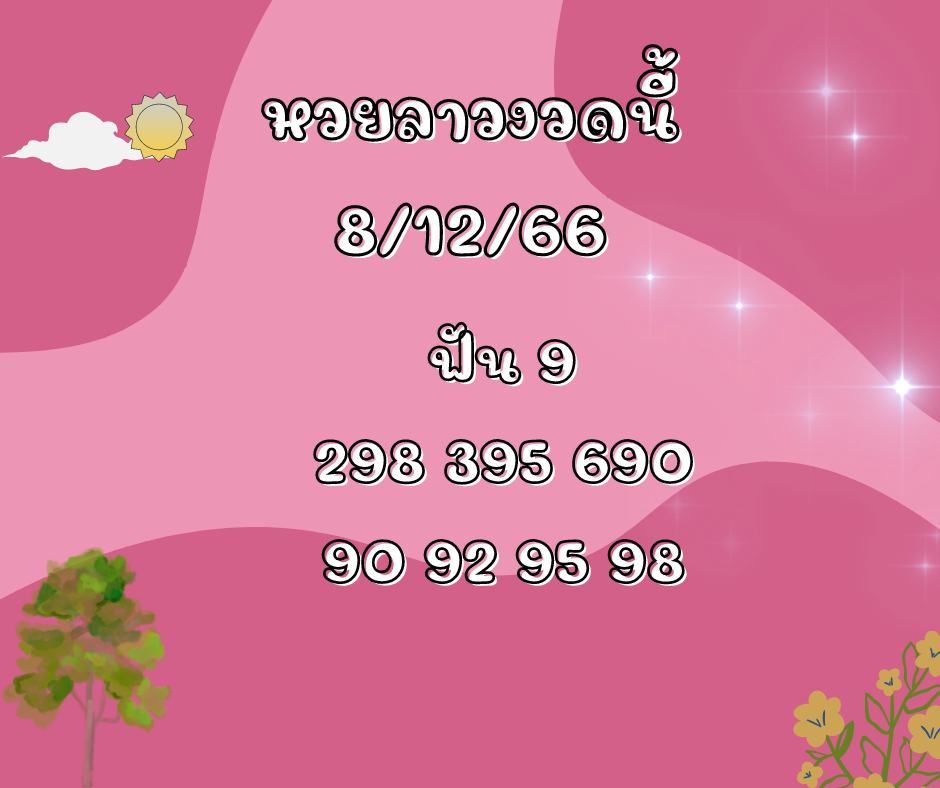 หวยลาวงวดนี้ 8-12-66